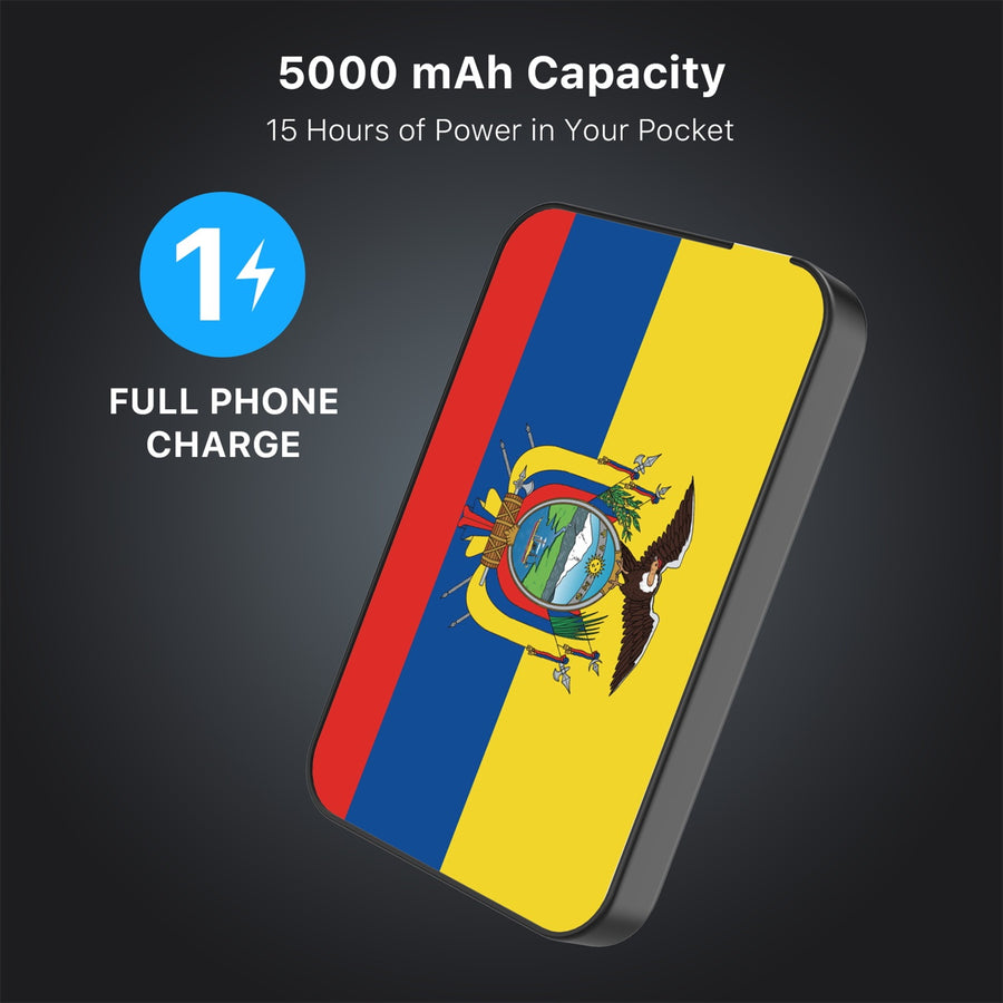 MyBat Design Lab 5000mAh Magnetic Wireless Power Bank - Black - Ecuadorean Flag - MPBBAT131-BK-030-8.jpg