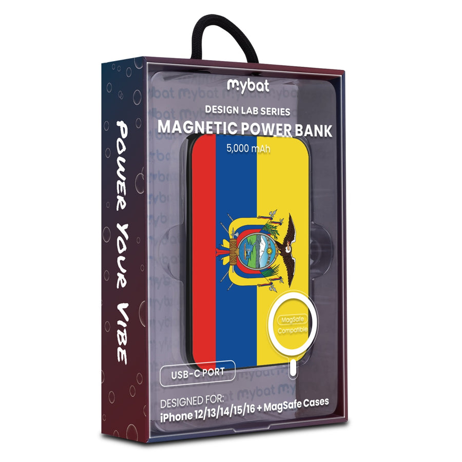 MyBat Design Lab 5000mAh Magnetic Wireless Power Bank - Black - Ecuadorean Flag - MPBBAT131-BK-030-9.jpg
