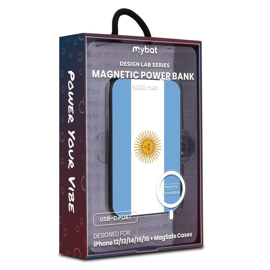 MyBat Design Lab 5000mAh Magnetic Wireless Power Bank - Black - Argentinian Flag - MPBBAT131-BK-031-9.jpg