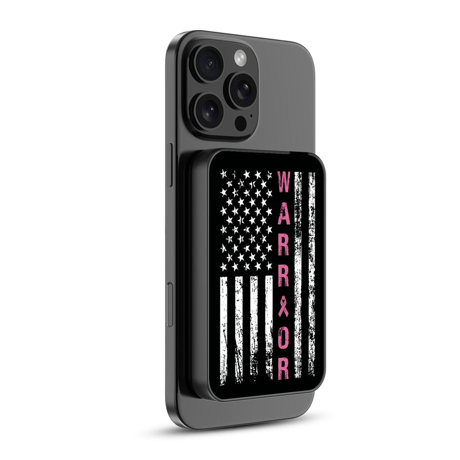 MyBat Design Lab 5000mAh Magnetic Wireless Power Bank - Black - Pink Ribbon - MPBBAT131-BK-035-2.jpg