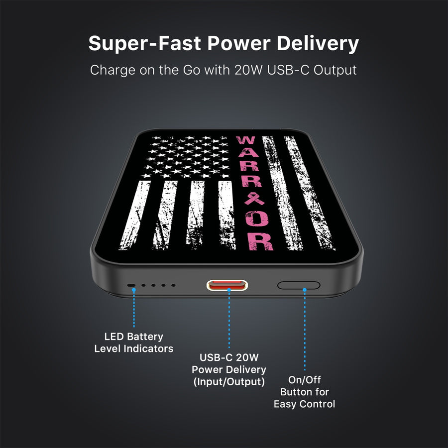 MyBat Design Lab 5000mAh Magnetic Wireless Power Bank - Black - Pink Ribbon - MPBBAT131-BK-035-7.jpg