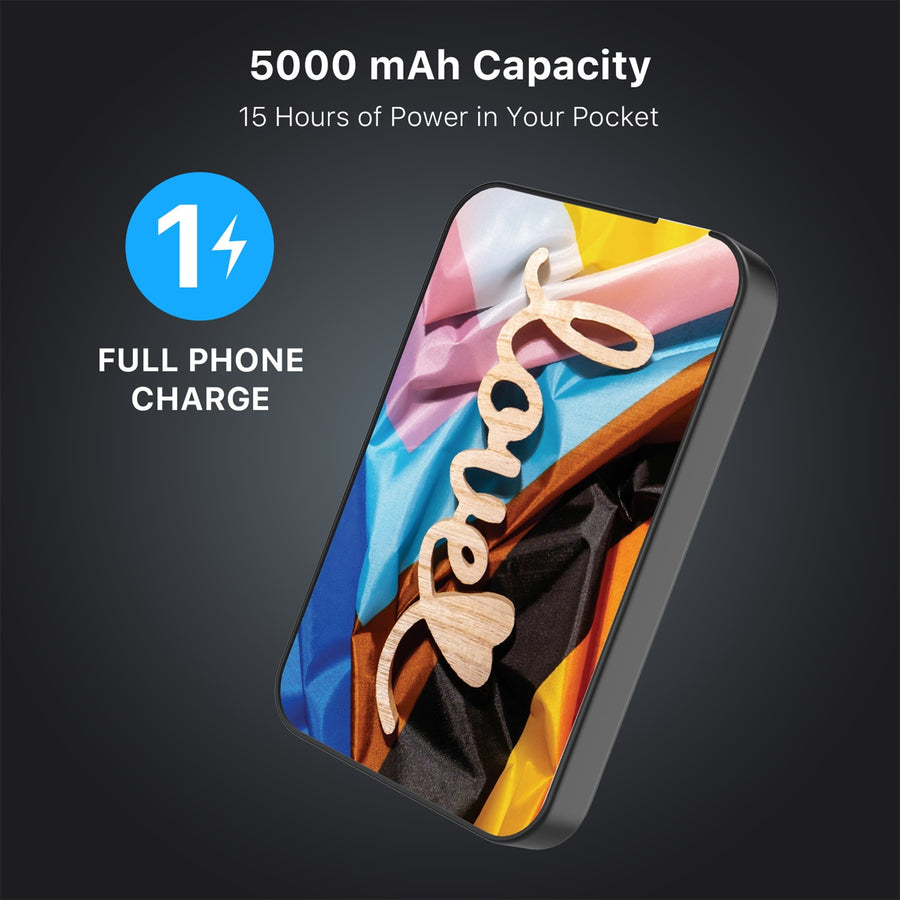 MyBat Design Lab 5000mAh Magnetic Wireless Power Bank - Black - Love is Love - MPBBAT131-BK-037-8.jpg