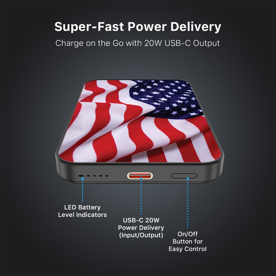 MyBat Design Lab 5000mAh Magnetic Wireless Power Bank - Black - Stars & Stripes - MPBBAT131-BK-042-7.jpg