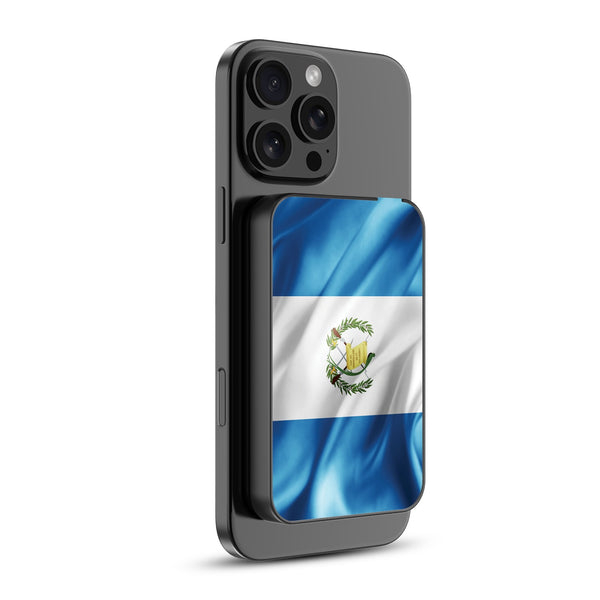 MyBat Design Lab 5000mAh Magnetic Wireless Power Bank - Black - Guatemalan Flag - MPBBAT131-BK-045-2.jpg