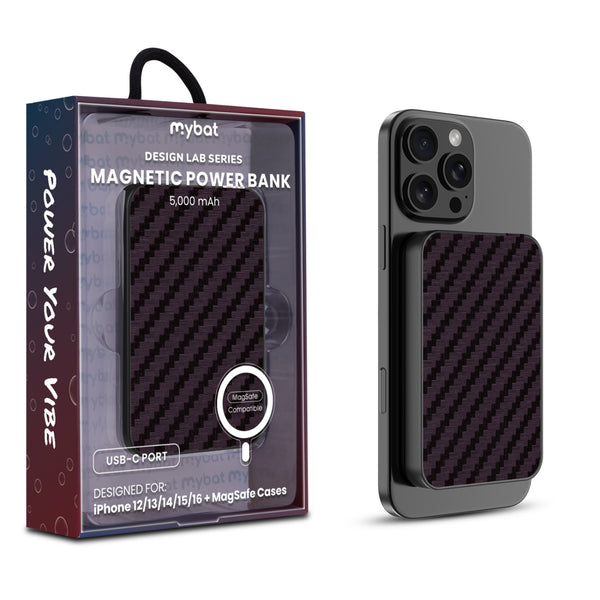 MyBat Design Lab 5000mAh Magnetic Wireless Power Bank - Black - Carbon Fiber - MPBBAT131-BK-083-1.jpg