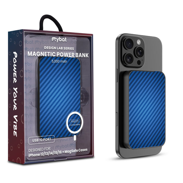 MyBat Design Lab 5000mAh Magnetic Wireless Power Bank - Black - Blue Carbon Fiber - MPBBAT131-BK-084-1.jpg