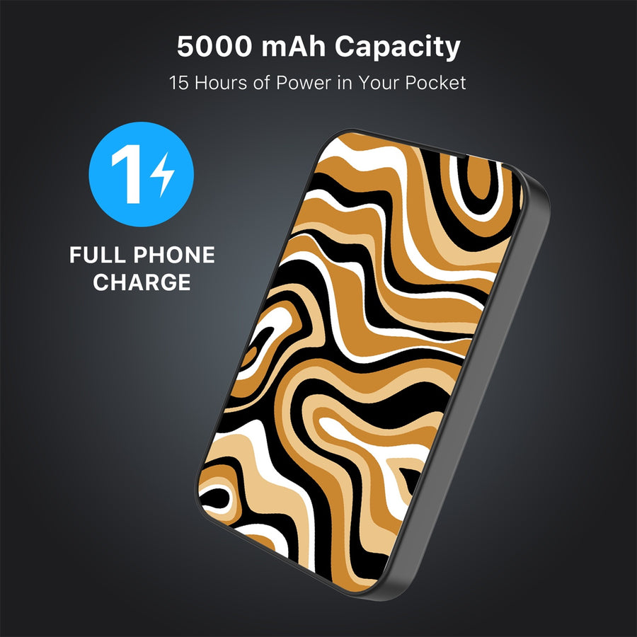 MyBat Design Lab 5000mAh Magnetic Wireless Power Bank - Black - Groovy Golden Swirls - MPBBAT131-BK-093-8.jpg
