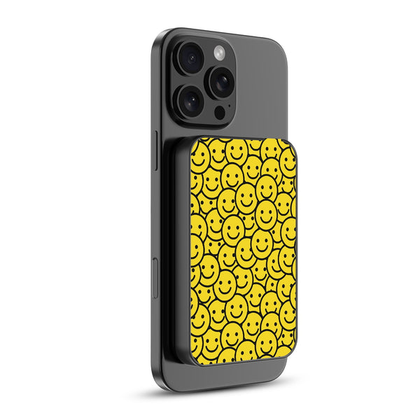 MyBat Design Lab 5000mAh Magnetic Wireless Power Bank - Black - Smiley Faces - MPBBAT131-BK-097-2.jpg