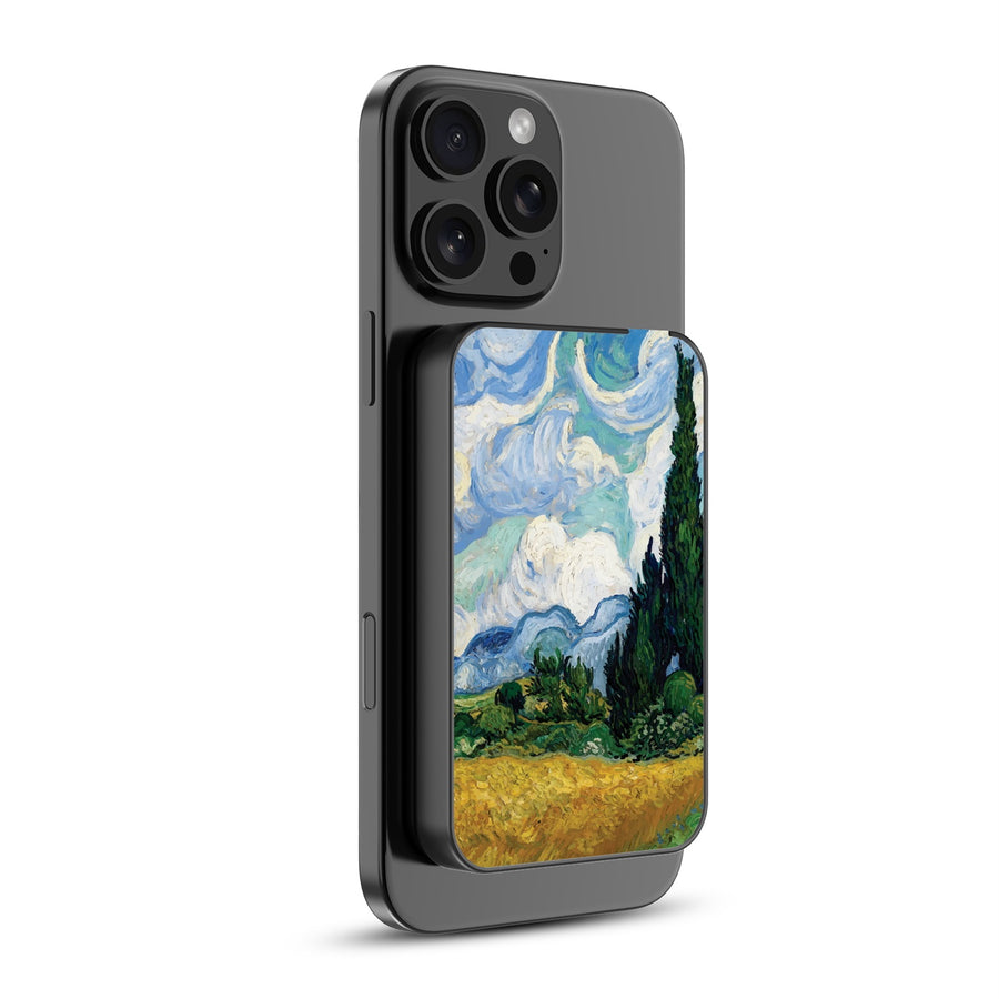 MyBat Design Lab 5000mAh Magnetic Wireless Power Bank - Black - Impressionist Painting - MPBBAT131-BK-105-2.jpg