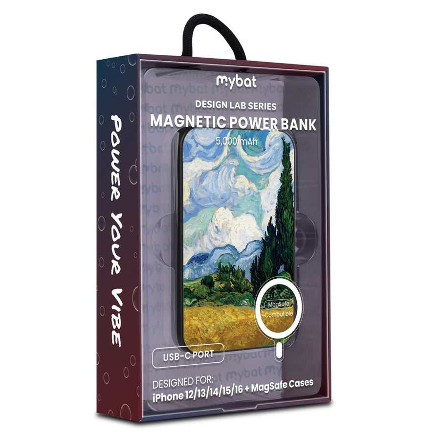 MyBat Design Lab 5000mAh Magnetic Wireless Power Bank - Black - Impressionist Painting - MPBBAT131-BK-105-9.jpg