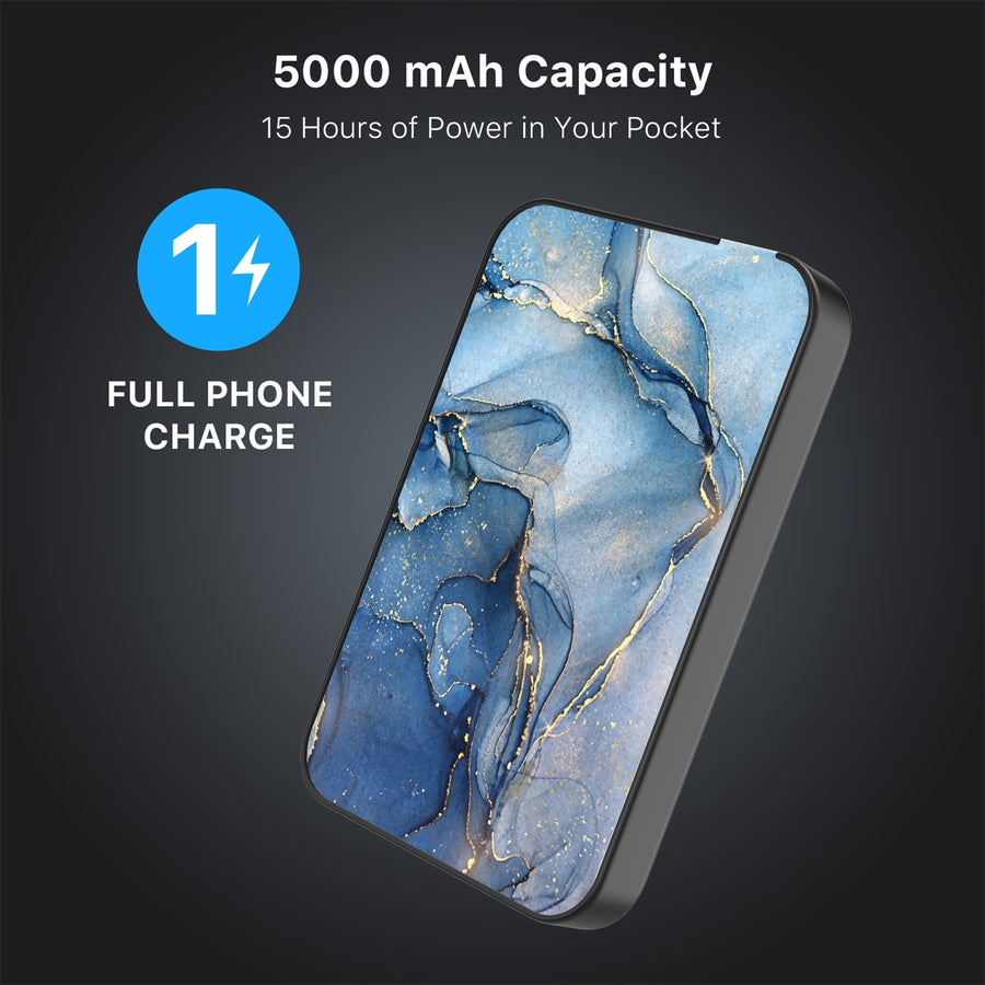 MyBat Design Lab 5000mAh Magnetic Wireless Power Bank - Black - Blue Marble - MPBBAT131-BK-106-8.jpg