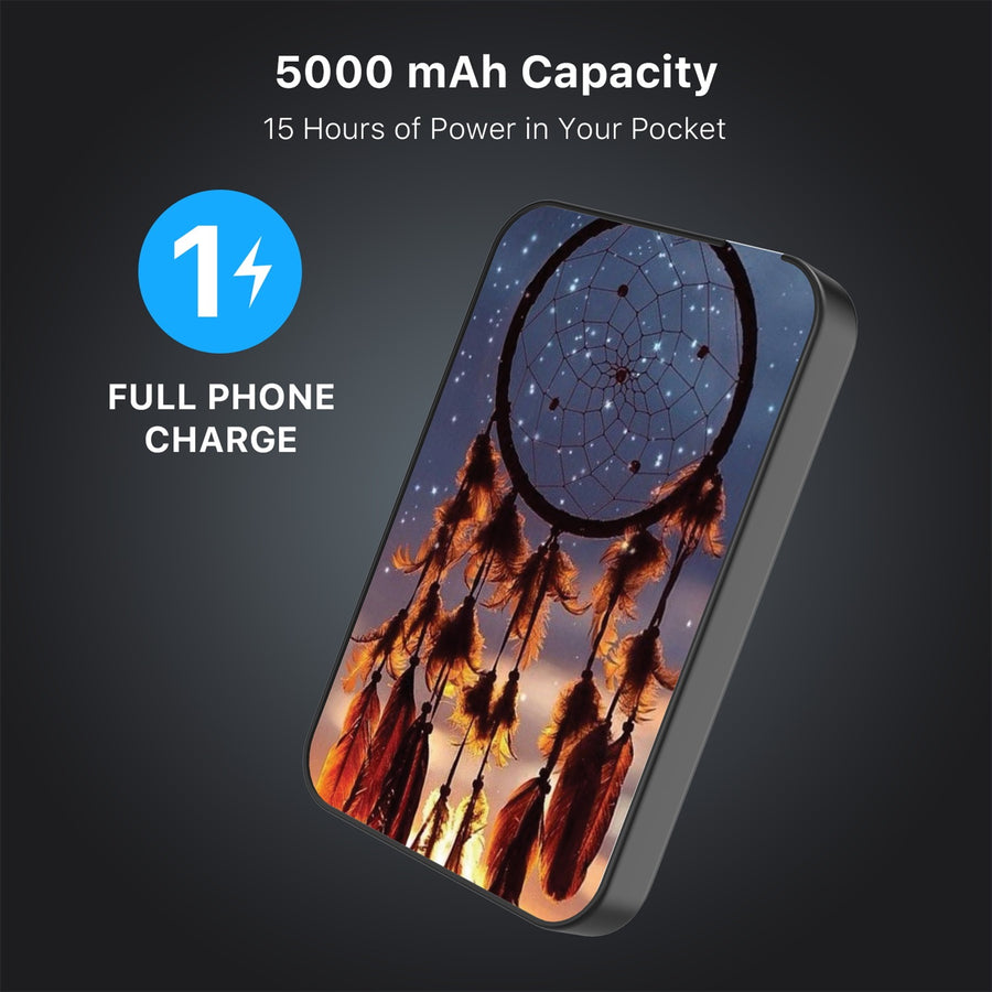 MyBat Design Lab 5000mAh Magnetic Wireless Power Bank - Black - Dreamcatcher - MPBBAT131-BK-111-8.jpg