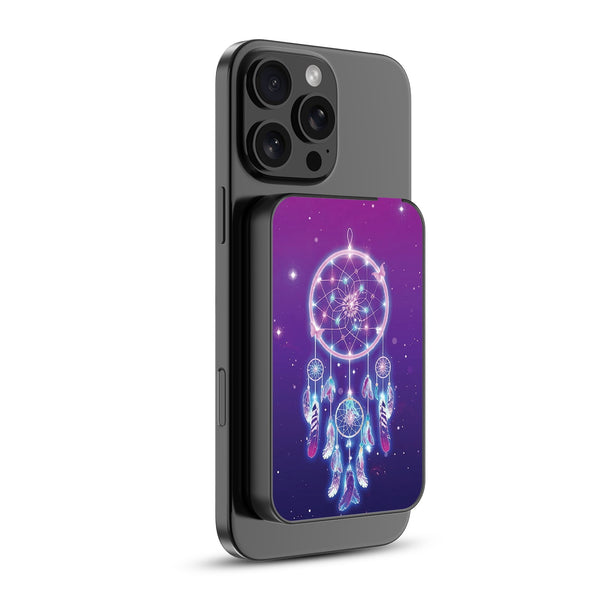 MyBat Design Lab 5000mAh Magnetic Wireless Power Bank - Black - Neon Dreamcatcher - MPBBAT131-BK-114-2.jpg