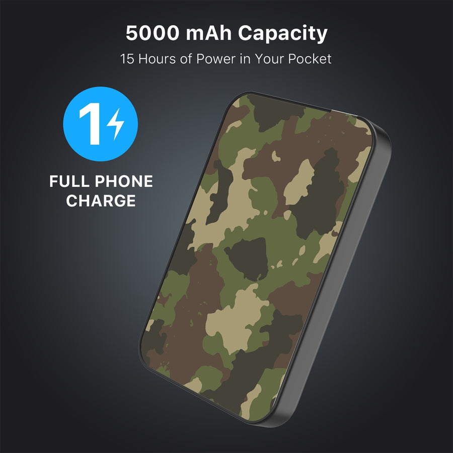 MyBat Design Lab 5000mAh Magnetic Wireless Power Bank - Black - Army Camouflage - MPBBAT131-BK-120-8.jpg