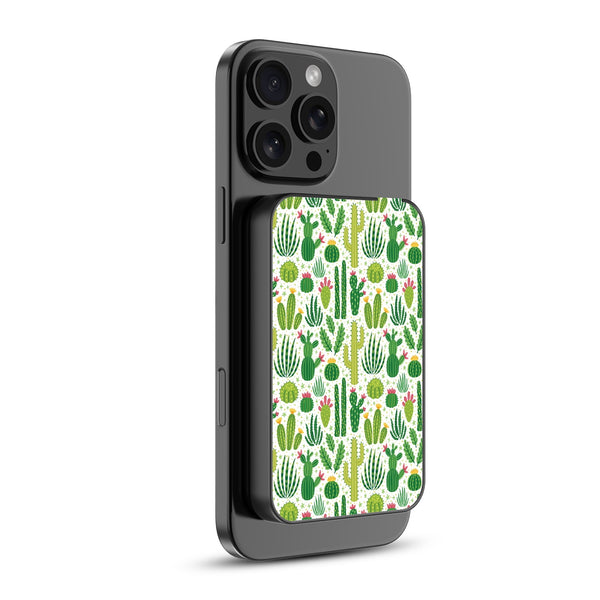 MyBat Design Lab 5000mAh Magnetic Wireless Power Bank - Black - Succulents - MPBBAT131-BK-123-2.jpg