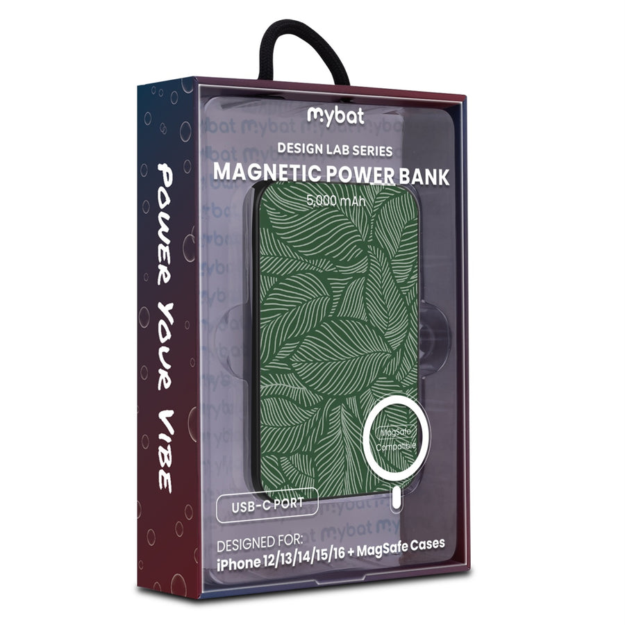 MyBat Design Lab 5000mAh Magnetic Wireless Power Bank - Black - Leaves - MPBBAT131-BK-125-9.jpg
