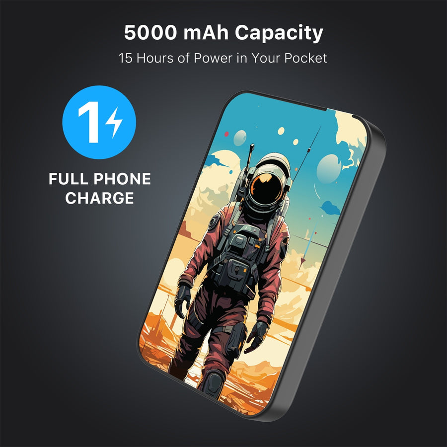 MyBat Design Lab 5000mAh Magnetic Wireless Power Bank - Black - Cosmonaut - MPBBAT131-BK-129-8.jpg