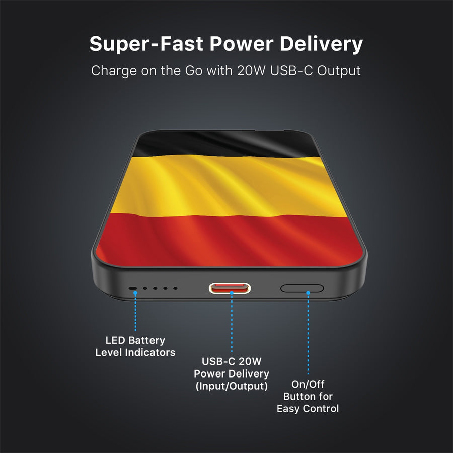 MyBat Design Lab 5000mAh Magnetic Wireless Power Bank - Black - Belgium Flag - MPBBAT131-BK-142-7.jpg