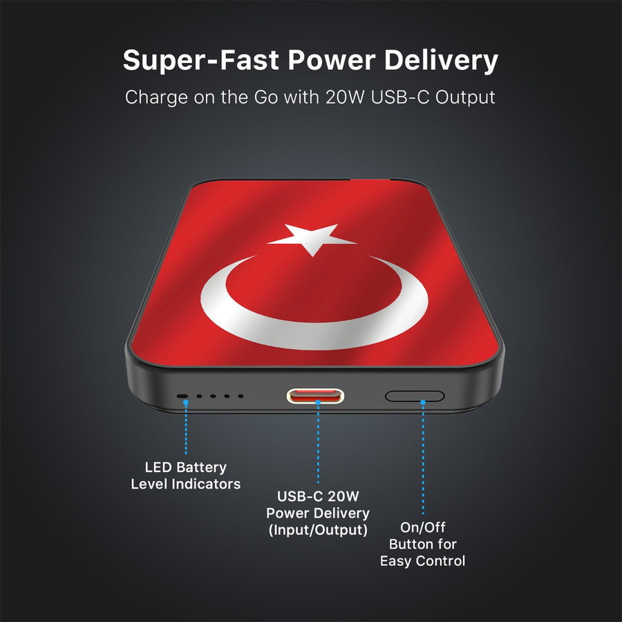 MyBat Design Lab 5000mAh Magnetic Wireless Power Bank - Black - Turkey Flag - MPBBAT131-BK-161-7.jpg
