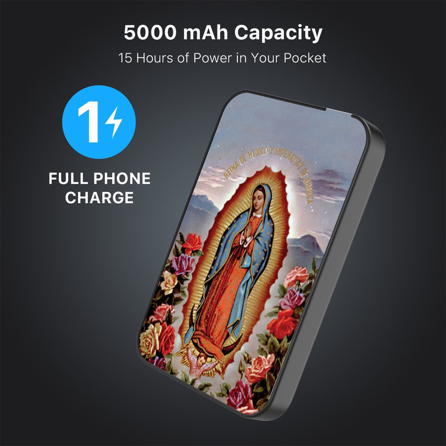 MyBat Design Lab 5000mAh Magnetic Wireless Power Bank - Black - Our Lady Guadalupe - MPBBAT131-BK-178-8.jpg
