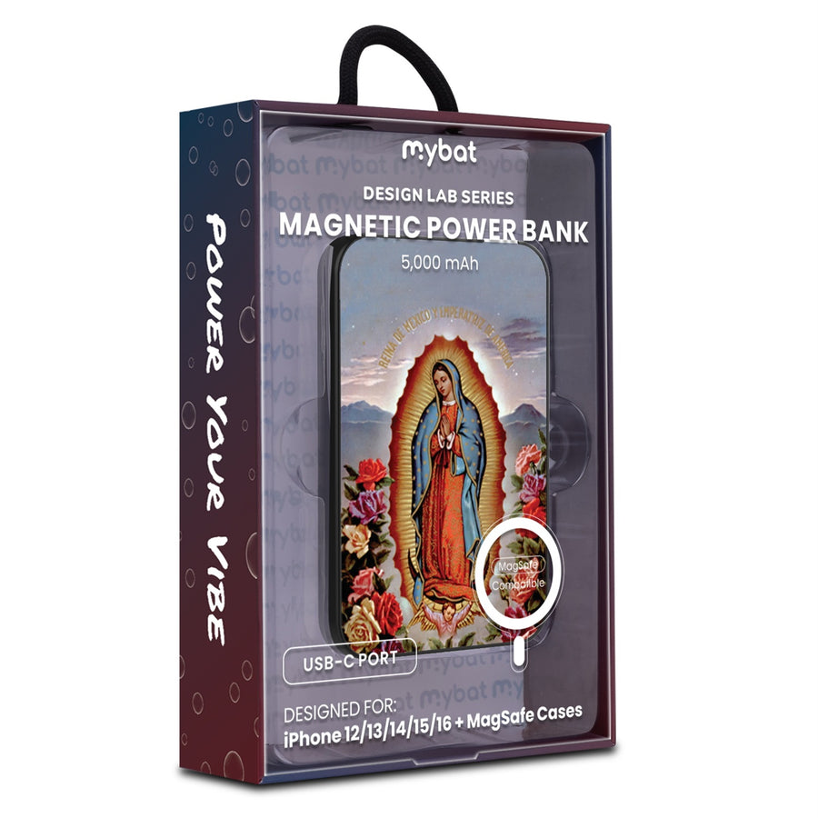 MyBat Design Lab 5000mAh Magnetic Wireless Power Bank - Black - Our Lady Guadalupe - MPBBAT131-BK-178-9.jpg