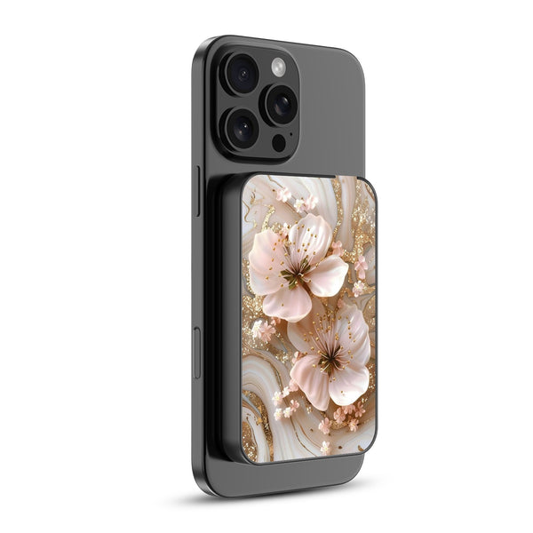 MyBat Design Lab 5000mAh Magnetic Wireless Power Bank - Black - Golden Petal Glow - MPBBAT131-BK-186-2.jpg