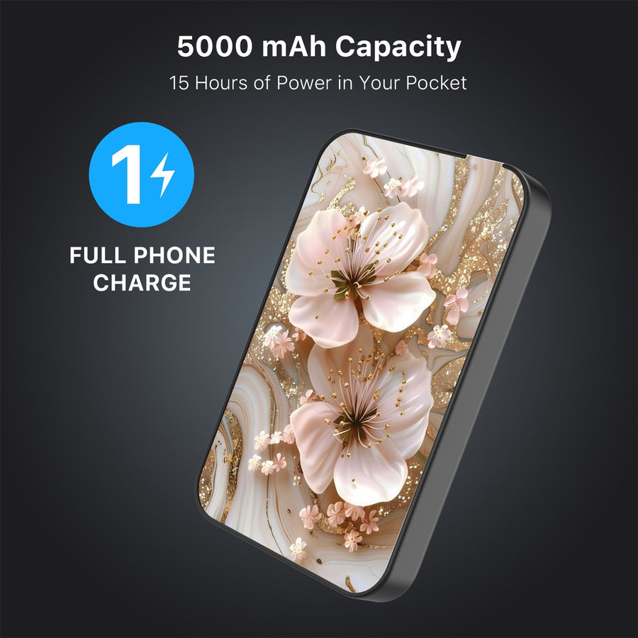 MyBat Design Lab 5000mAh Magnetic Wireless Power Bank - Black - Golden Petal Glow - MPBBAT131-BK-186-8.jpg