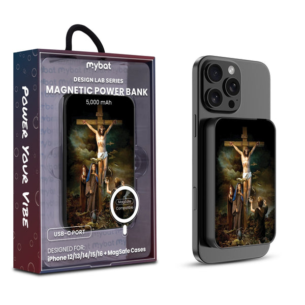 MyBat Design Lab 5000mAh Magnetic Wireless Power Bank - Black - Jesus on the Cross - MPBBAT131-BK-197-1.jpg