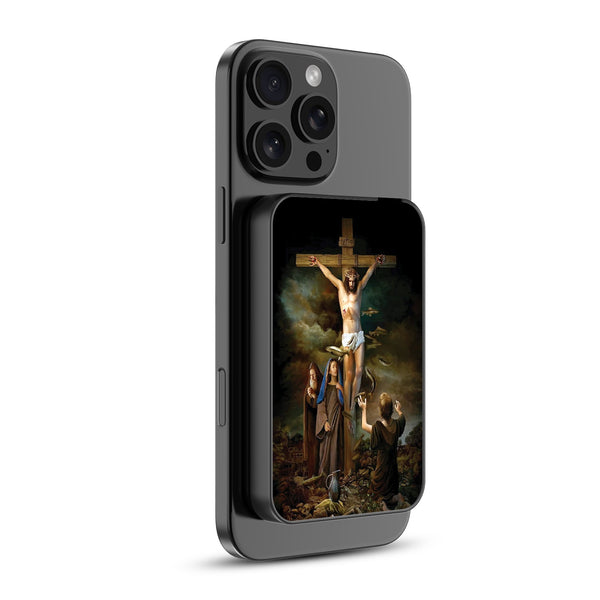 MyBat Design Lab 5000mAh Magnetic Wireless Power Bank - Black - Jesus on the Cross - MPBBAT131-BK-197-2.jpg