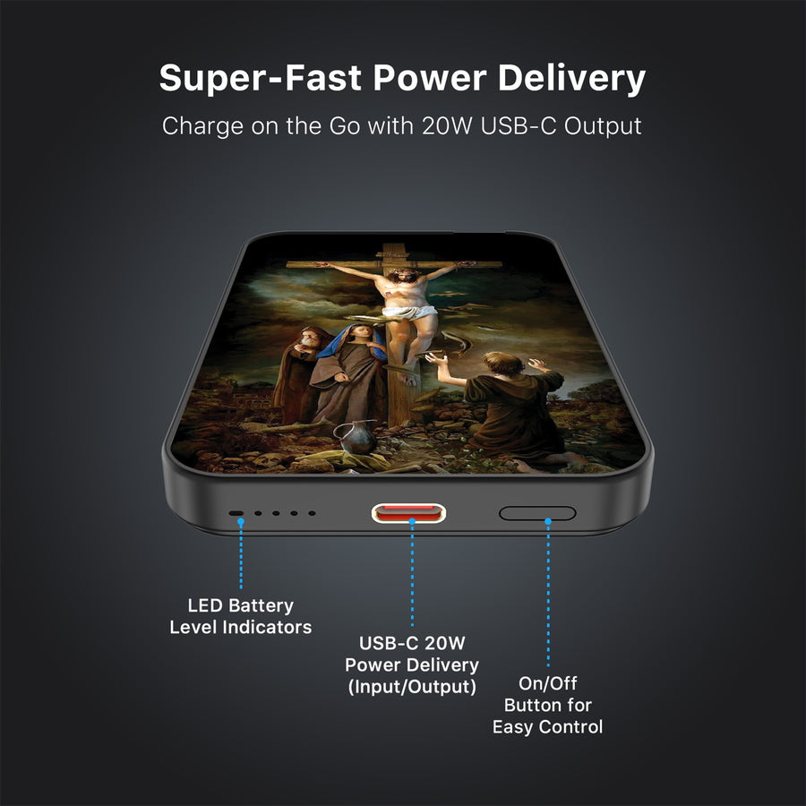 MyBat Design Lab 5000mAh Magnetic Wireless Power Bank - Black - Jesus on the Cross - MPBBAT131-BK-197-7.jpg
