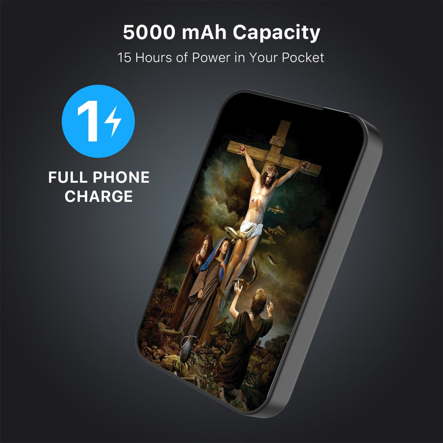 MyBat Design Lab 5000mAh Magnetic Wireless Power Bank - Black - Jesus on the Cross - MPBBAT131-BK-197-8.jpg