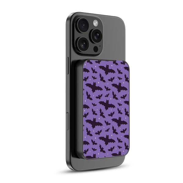 MyBat Design Lab 5000mAh Magnetic Wireless Power Bank - Black - Flying Bats - MPBBAT131-BK-220-2.jpg