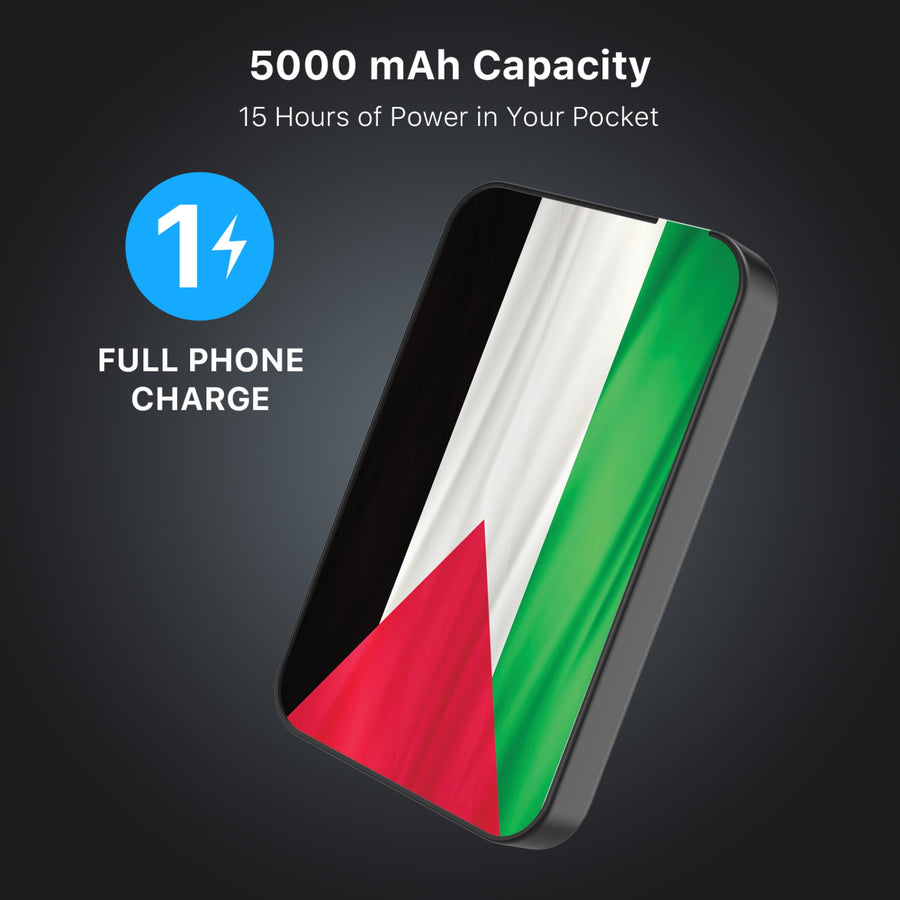 MyBat Design Lab 5000mAh Magnetic Wireless Power Bank - Black - Palestine Flag - MPBBAT131-BK-306-8.jpg