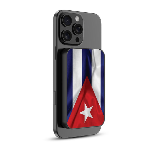 MyBat Design Lab 5000mAh Magnetic Wireless Power Bank - Black - Cuba Flag - MPBBAT131-BK-309-2.jpg