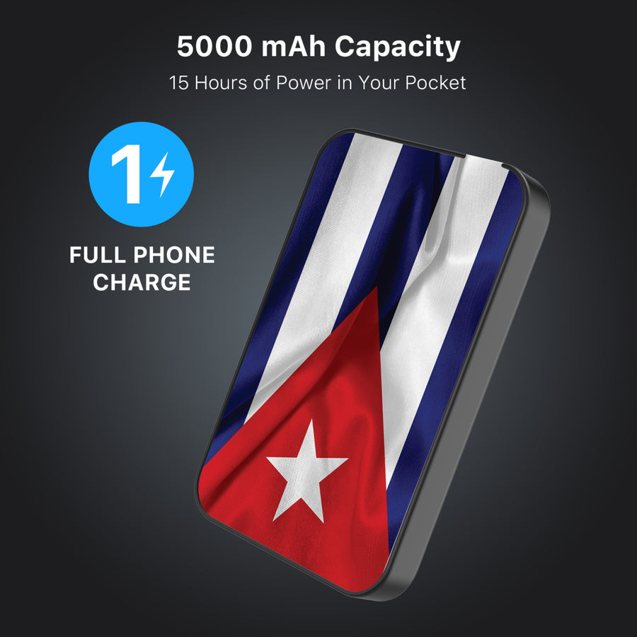 MyBat Design Lab 5000mAh Magnetic Wireless Power Bank - Black - Cuba Flag - MPBBAT131-BK-309-8.jpg