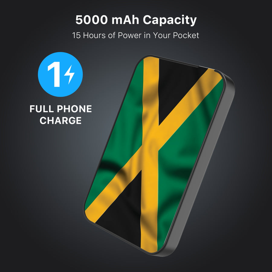 MyBat Design Lab 5000mAh Magnetic Wireless Power Bank - Black - Jamaica Flag - MPBBAT131-BK-310-8.jpg
