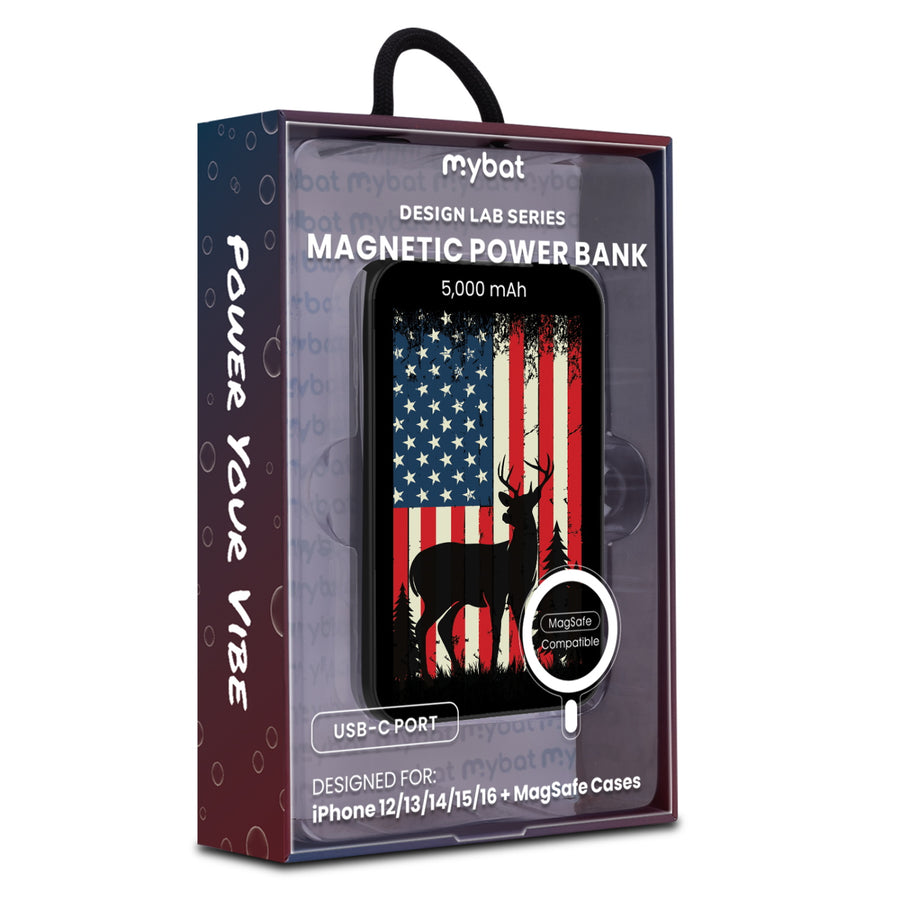 MyBat Design Lab 5000mAh Magnetic Wireless Power Bank - Black - Stars, Stripes and Stags - MPBBAT131-BK-319-9.jpg
