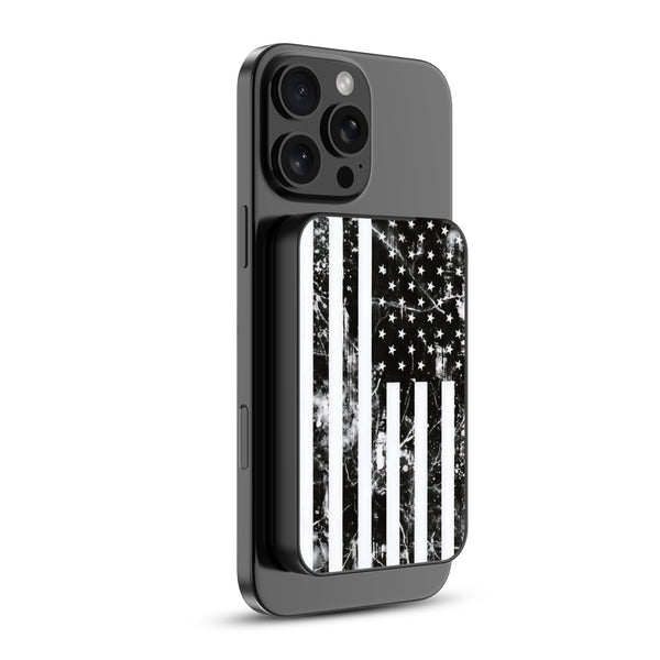 MyBat Design Lab 5000mAh Magnetic Wireless Power Bank - Black - Distress US Flag - MPBBAT131-BK-344-2.jpg
