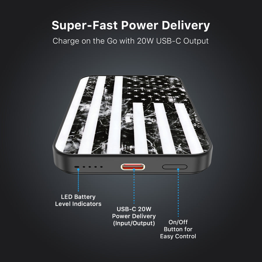 MyBat Design Lab 5000mAh Magnetic Wireless Power Bank - Black - Distress US Flag - MPBBAT131-BK-344-7.jpg