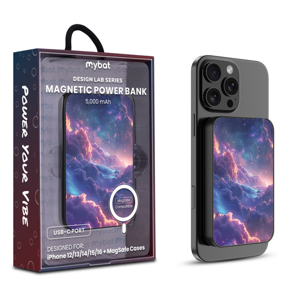 MyBat Design Lab 5000mAh Magnetic Wireless Power Bank - Black - Galaxy Clouds - MPBBAT131-BK-345-1.jpg