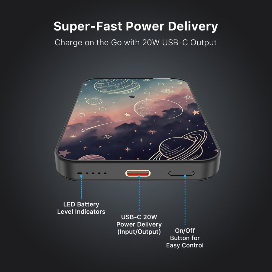 MyBat Design Lab 5000mAh Magnetic Wireless Power Bank - Black - Planets and Stars - MPBBAT131-BK-356-7.jpg