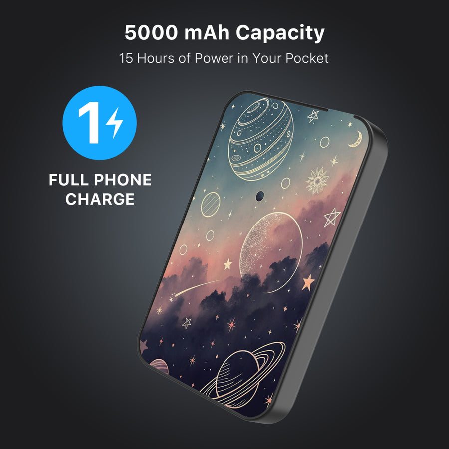 MyBat Design Lab 5000mAh Magnetic Wireless Power Bank - Black - Planets and Stars - MPBBAT131-BK-356-8.jpg
