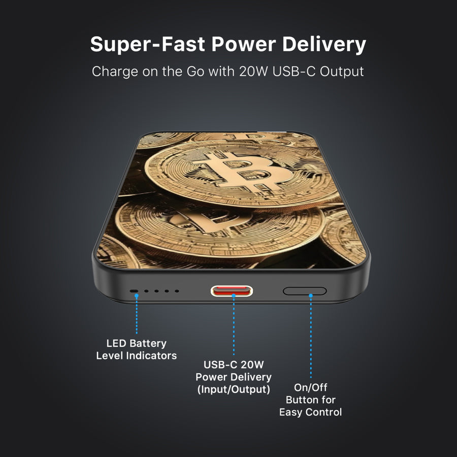 MyBat Design Lab 5000mAh Magnetic Wireless Power Bank - Black - Bitcoin - MPBBAT131-BK-357-7.jpg