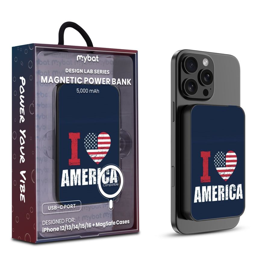 MyBat Design Lab 5000mAh Magnetic Wireless Power Bank - Black - I Love America - MPBBAT131-BK-358-1.jpg