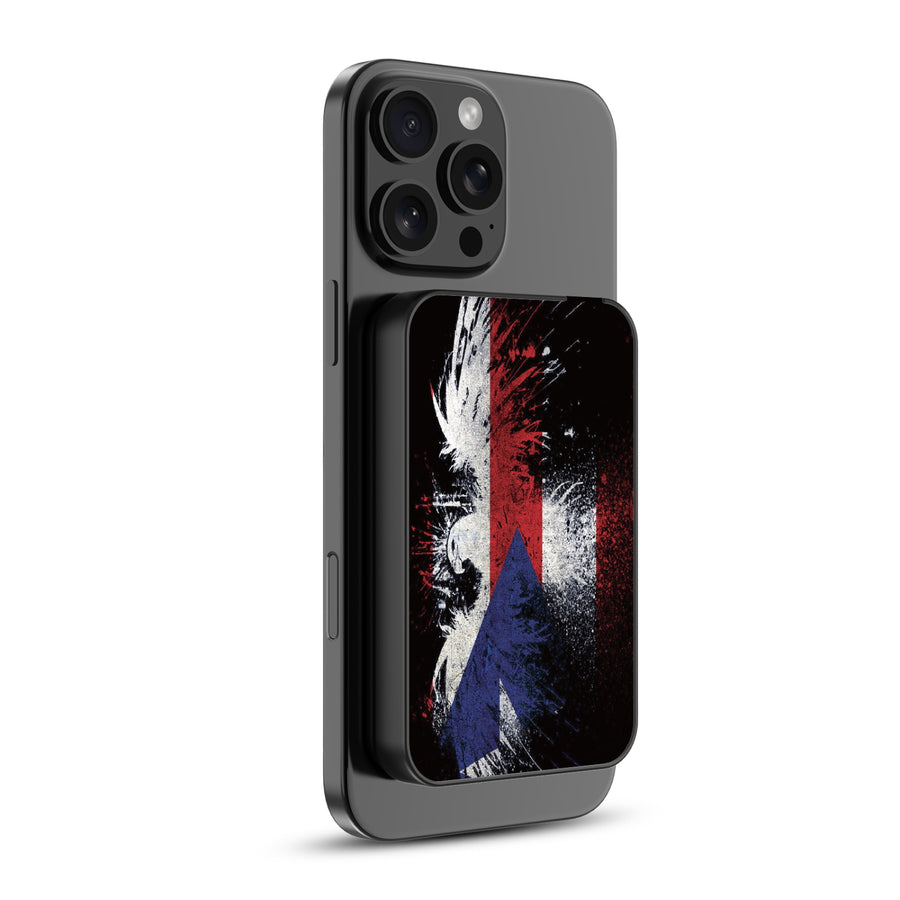 MyBat Design Lab 5000mAh Magnetic Wireless Power Bank - Black - Puerto Rico Eagle Flag - MPBBAT131-BK-359-2.jpg