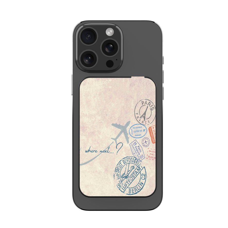 MyBat Design Lab 5000mAh Magnetic Wireless Power Bank - Black - Passport Stamps - MPBBAT131-BK-371-3.jpg