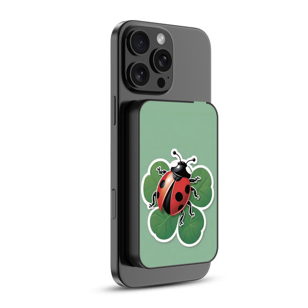 MyBat Design Lab 5000mAh Magnetic Wireless Power Bank - Black - Ladybug Luck - MPBBAT131-BK-373-2.jpg