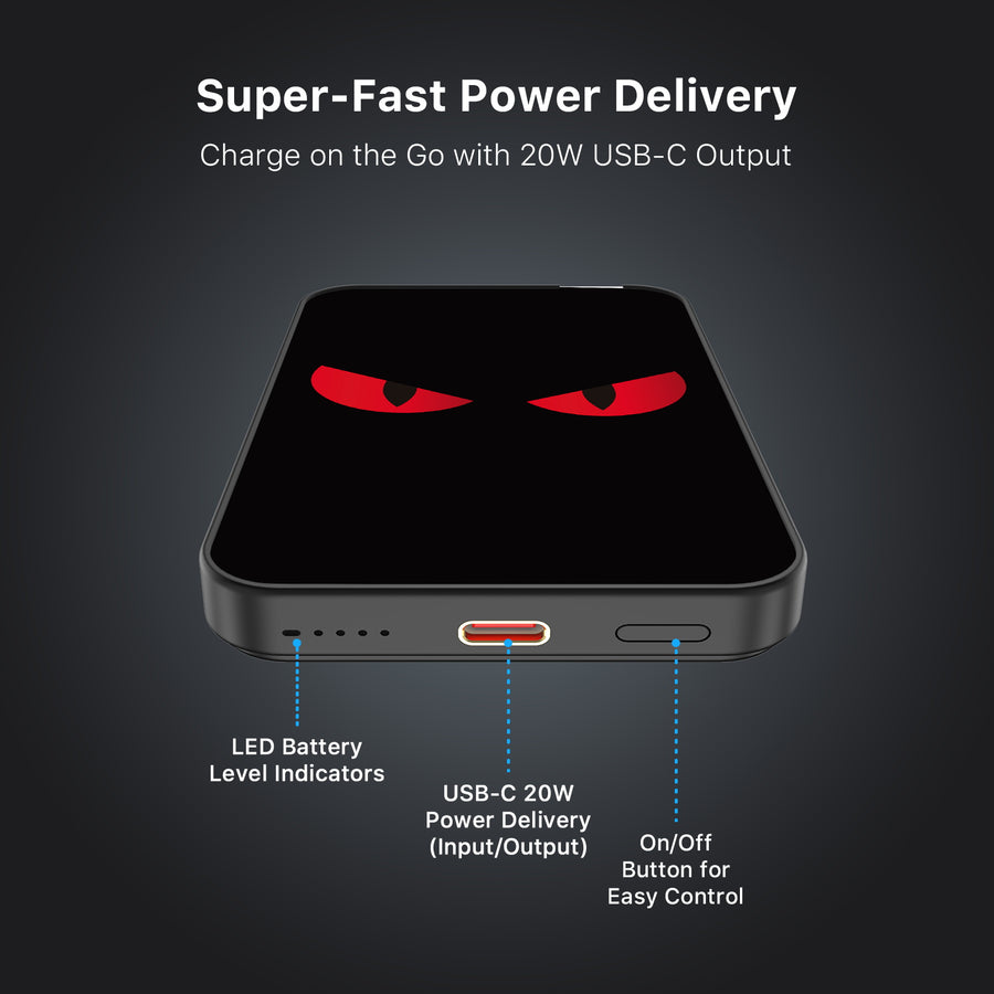 MyBat Design Lab 5000mAh Magnetic Wireless Power Bank - Black - Red Eyes - MPBBAT131-BK-400-7.jpg