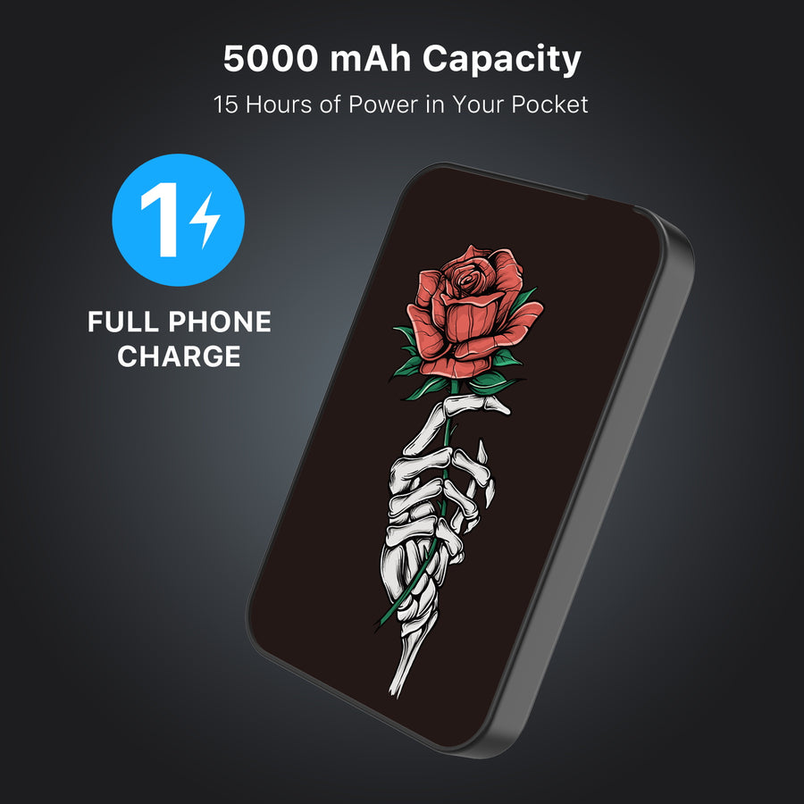 MyBat Design Lab 5000mAh Magnetic Wireless Power Bank - Black - Eternal Rose - MPBBAT131-BK-402-8.jpg