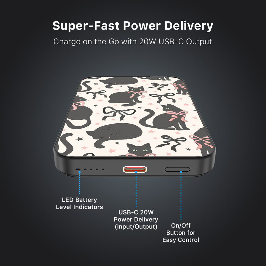 MyBat Design Lab 5000mAh Magnetic Wireless Power Bank - Black - Coquette Cat - MPBBAT131-BK-410-7.jpg